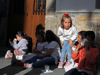 Fotos del cohete de Zubiri 2023./