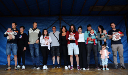 Fotos del cohete de Zubiri 2023./