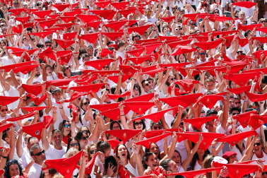 Fotos del cohete de fiestas de Fustiñana.
