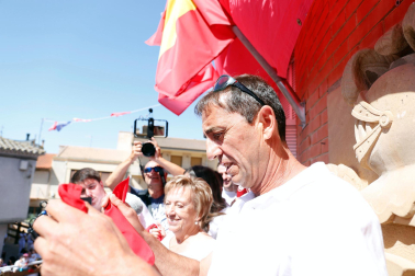 Fotos del cohete de fiestas de Fustiñana.