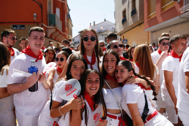 Fotos del cohete de fiestas de Fustiñana.