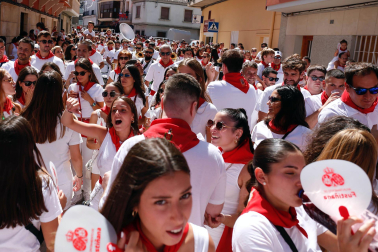 Fotos del cohete de fiestas de Fustiñana.