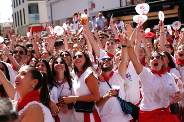 Fotos del cohete de fiestas de Fustiñana.