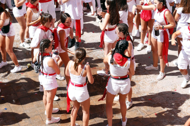 Fotos del cohete de fiestas de Fustiñana.