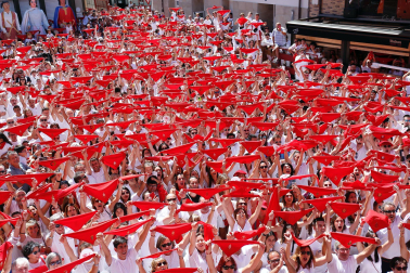 Fotos del cohete de fiestas de Fustiñana.