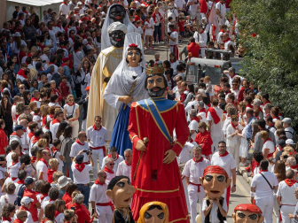 Fotos de la procesión de fiestas de Estella 2023.