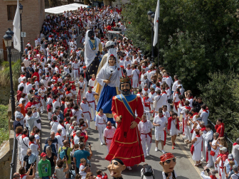 Fotos de la procesión de fiestas de Estella 2023.