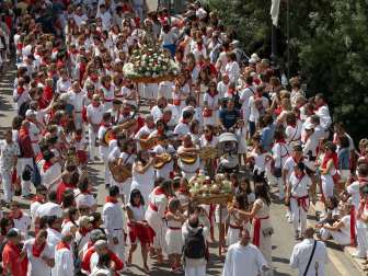 Fotos de la procesión de fiestas de Estella 2023.