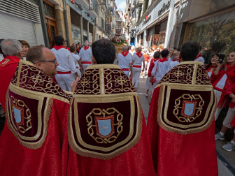 Fotos de la procesión de fiestas de Estella 2023.