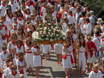 Fotos de la procesión de fiestas de Estella 2023.