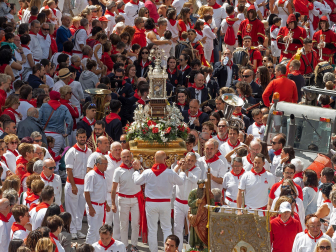 Fotos de la procesión de fiestas de Estella 2023.