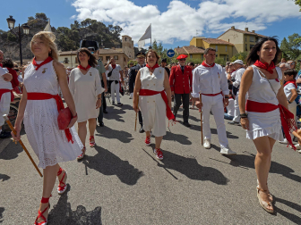 Fotos de la procesión de fiestas de Estella 2023.