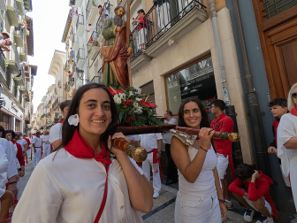 Fotos de la procesión de fiestas de Estella 2023.