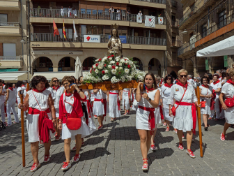 Fotos de la procesión de fiestas de Estella 2023.