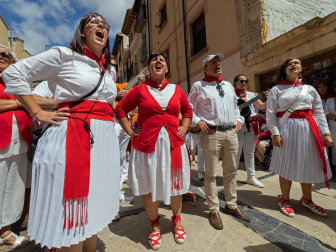 Fotos de la procesión de fiestas de Estella 2023.