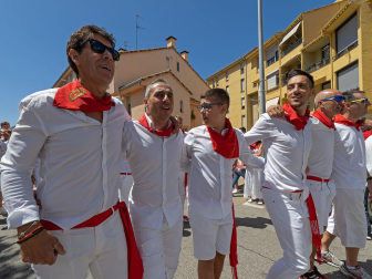 Fotos de la Pañuelada masculina de las fiestas de Estella./Montxo A.G.