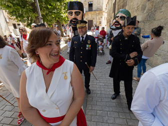 Fotos de la Pañuelada masculina de las fiestas de Estella./Montxo A.G.