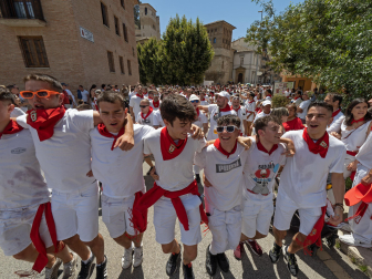 Fotos de la Pañuelada masculina de las fiestas de Estella./Montxo A.G.