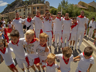 Fotos de la Pañuelada masculina de las fiestas de Estella./Montxo A.G.