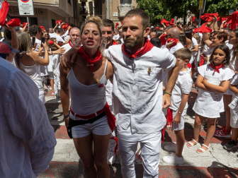 Fotos de la Pañuelada masculina de las fiestas de Estella./Montxo A.G.