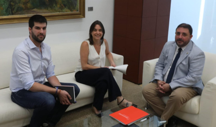 Carlos Guzmán, Begoña Alfaro y Unai Hualde