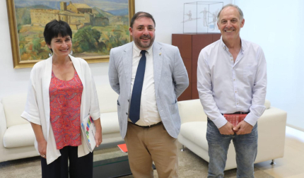 Laura Aznal, Unai Hualde y Adolfo Araiz