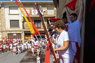 Fotos del inicio de fiestas en Santacara.
