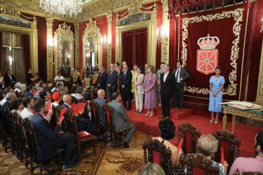 Toma de posesión de los consejeros del Gobierno de Navarra.