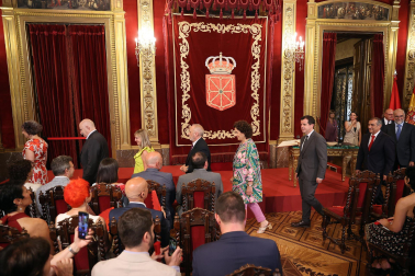 Toma de posesión de los consejeros del Gobierno de Navarra.