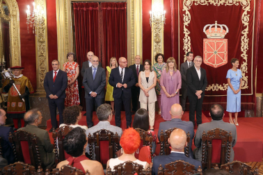 Toma de posesión de los consejeros del Gobierno de Navarra.