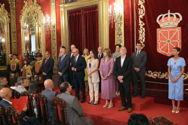 Toma de posesión de los consejeros del Gobierno de Navarra.
