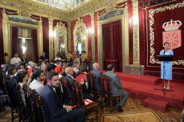 Toma de posesión de los consejeros del Gobierno de Navarra.