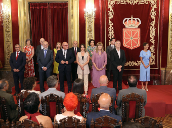 Toma de posesión de los consejeros del Gobierno de Navarra