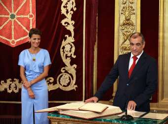 Toma de posesión de los consejeros del Gobierno de Navarra