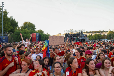 Fotos de la celebración del título de campeonas del mundo de la selección española de fútbol