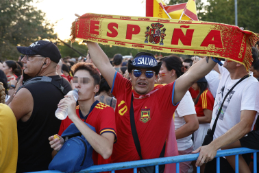 Fotos de la celebración del título de campeonas del mundo de la selección española de fútbol