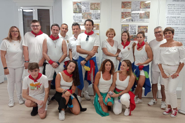 Fotos del cohete de fiestas de Marcilla./