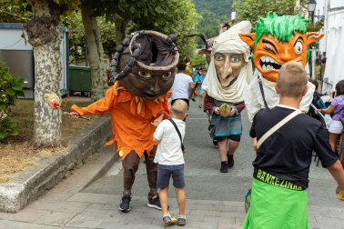 Inicio de las fiestas de Lakuntza.