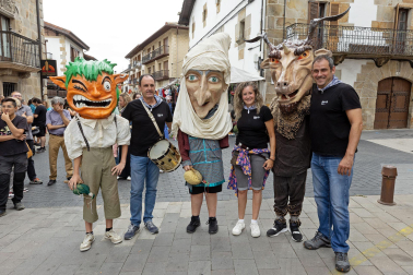 Inicio de las fiestas de Lakuntza.