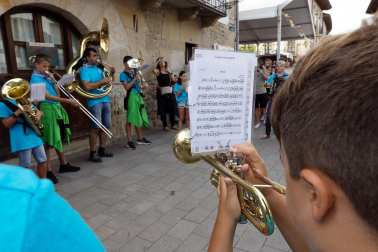 Inicio de las fiestas de Lakuntza.