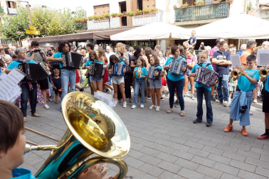 Inicio de las fiestas de Lakuntza.