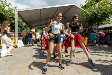 Inicio de las fiestas de Lakuntza.
