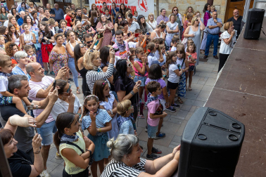 Inicio de las fiestas de Lakuntza.