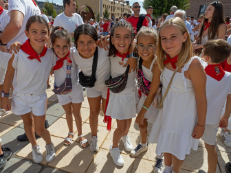 Fotos del cohete de fiestas de Ayegui 2023.