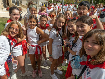 Fotos del cohete de fiestas de Ayegui 2023.
