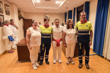 Fotos del cohete de fiestas de Peralta.