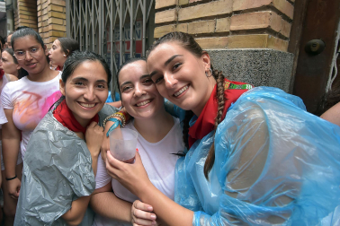 Fotos del cohete de fiestas de Peralta.