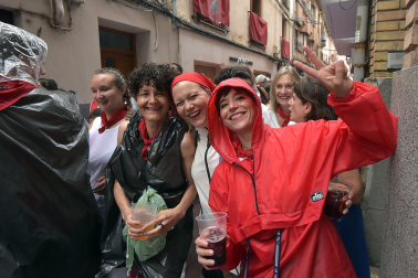 Fotos del cohete de fiestas de Peralta.