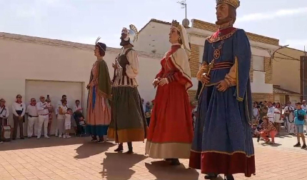 Vídeo del baile final de procesión de la Virgen del Rosario en Fontellas