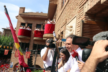 Fotos del cohete de fiestas de Cintruénigo./